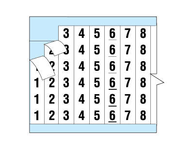 連續(xù)數(shù)字 預印電線電纜標識